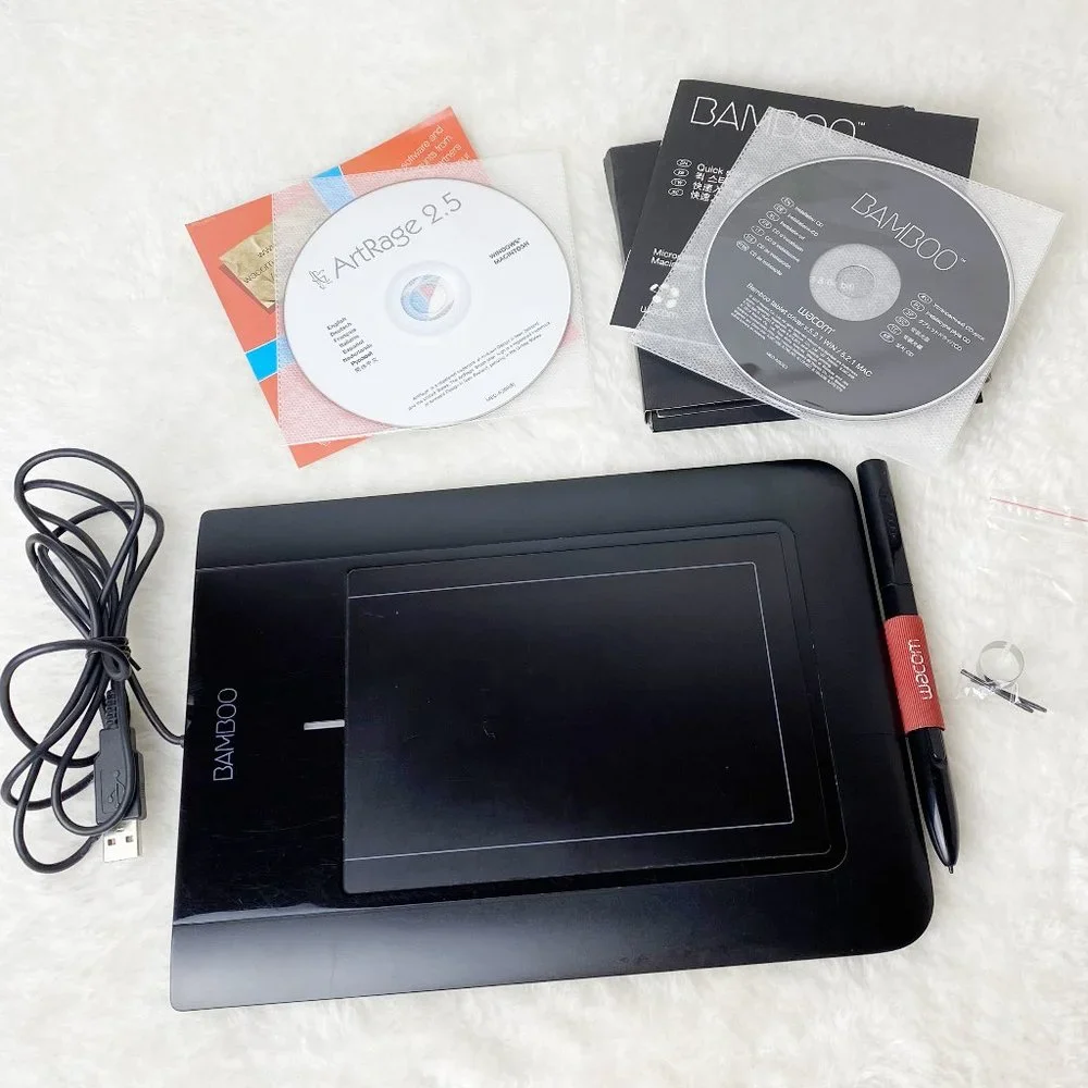 Wacom Bamboo Pen Tablet Size 9.8 x 6.9 inches